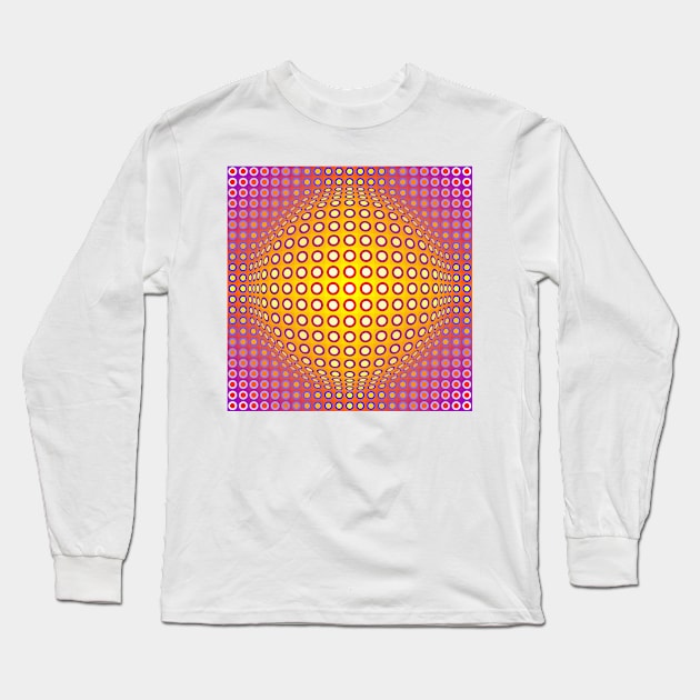 Vasarely style Long Sleeve T-Shirt by tuditees